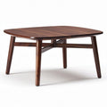 Table basse en bois massif de couleur brun foncé 120 x 80 x 45cm